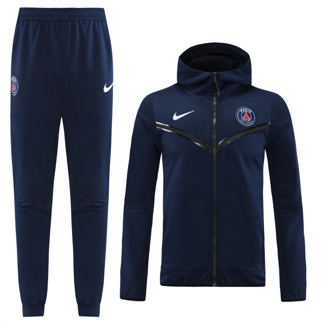 top A quality mens Paris club two-piece football Training suit hooded tracksuit print Logo sporty wear Hoodie Sweatshirt Casual Fashion Street jacket and  pants