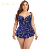 Summer Swimsuit Women Plus Size Swimsuit One-Piece Multicolor Bathing Suit #yds0649 Wholesale All Over Printed Swimsuits Beachwear Skirts Swimwear