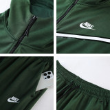 Tracksuit first A best quality sporty hooded  print Logo Splicing and contrasting colors 2 pieces Hoodie Sweatshirt Fashion Casual Street football training uniform Tracksuits