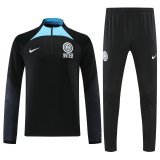 22 23 Serie a club half zip Pullover  and pants two-piece soccer training suit Sportswear  men football Tracksuit