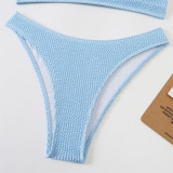 Sexy solid color Bikini  Two-Piece Swimsuit ladies summer Swimwear xckx1127 Wholesale Suspenders Bathing Suit