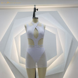 women designer swimwear fashion sexy Two-piece conjoined bikini swimsuit #xcyx0632 summer swimming bikinis Hollow swimsuits