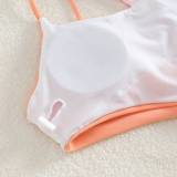 Women  one-piece swimsuit sexy bikini Splicing One shoulder Hollow out Design swimwear summer beach suit qj2029