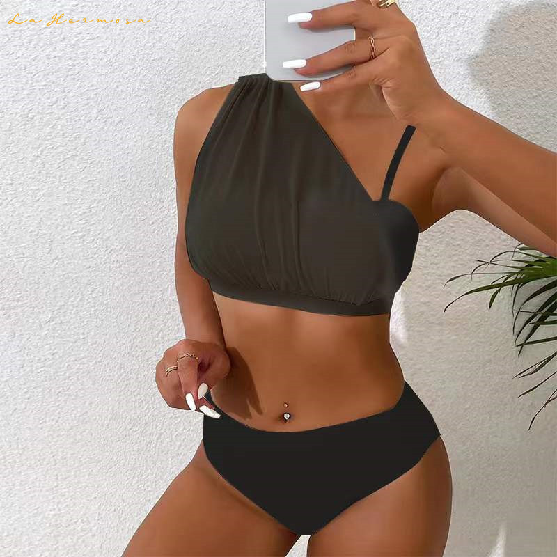New style women swimwear designer two-piecce pure color 3 colour bikini #xcyx0632 sexy Net yarn swimsuit swimming swimsuits