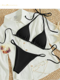 Wholesale Bikinis Fashion Women Swimsuits Two-Pieces Bathing Suit Multicolor pure color Swimwear rfd0421