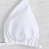 Ladies Bikini  Bathing Suit Solid color Hollow out lace-up Swimsuit Sexy Beach Wear Two-Pieces Wholesale Swimwear #rfd15627