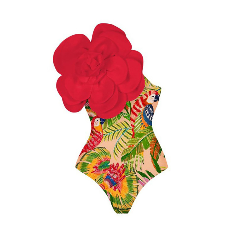 Copy Copy Copy Copy Copy Copy Sexy Tight-Fitting Swimsuit Multi-Colorthree-Dimensional Flower Summer Beach Resort Swimsuit