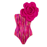 Copy Copy Copy Copy Copy Copy Sexy Tight-Fitting Swimsuit Multi-Colorthree-Dimensional Flower Summer Beach Resort Swimsuit