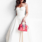 New Trendy Summer Sexy Women's Simple StraplessLong Dress Elegant and Form-Fitting Multi-Color Dress