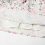 Sexy Printed Halter Top Dress Summer Figure-HuggingBackless Long Dress Exquisite Summer Stunning Dress