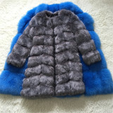 Wholesale New Winter Fur Coats WomenFur Patchwork lmitation Fox Fur Thick Warm Coat