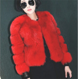 Winter women's fashionable fur coat casual faux-fur thick and warm coat