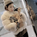 Winter women's fashionable fur coat casual faux-fur thick and warm coat