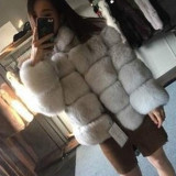Fashion Autumn Winter Women lmitation Fur StandCollar Coats Faux Fur Jackets Coat Solid MulticolorPlus Size Warm Long Sleeves Jacket