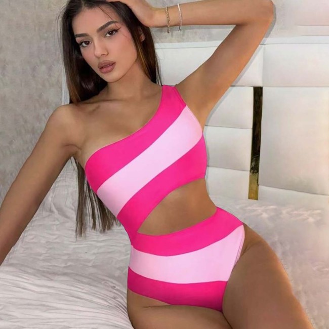 Striped and Multi-Color Fashionable Bikini SwimsuitsSheer and Sexy One-Piece Bikini Swimsuits