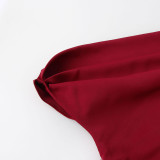 Fashionable off-the-shoulder dress elegant fitted French-style dress high-end sleeveless long dress