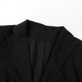 Sexy deep V shaping figure-hugging dress long-sleeved business dress fashionable and high-end dress