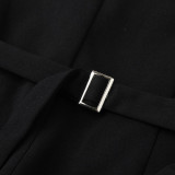 Sexy deep V shaping figure-hugging dress long-sleeved business dress fashionable and high-end dress