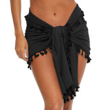 One-piece irregular cover-ups multi-functional shawl-embroidered cape cover-ups fashionable and sexy beach resort cover-ups