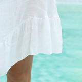 Hand-hooked floral patchwork cover-ups sheer sexy cover-ups fashionable and sexy beach resort cover-ups