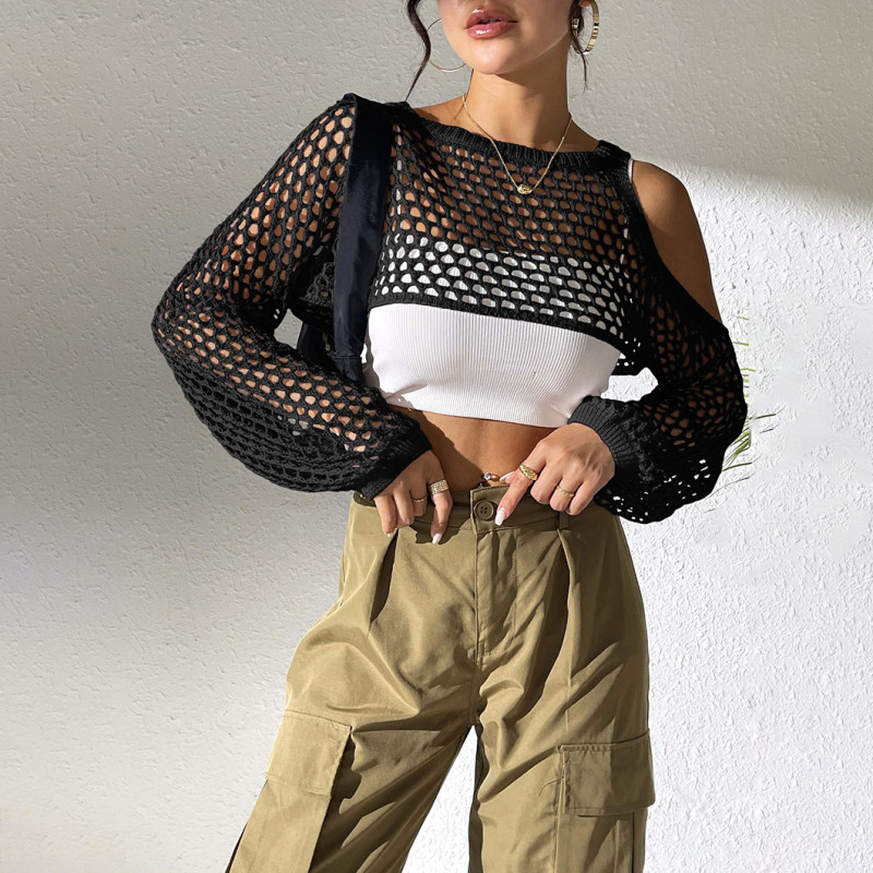 Open-front ultra-short blouse cover-ups multi-color sexy see-through bikini cover-ups fashionable beach vacation cover-ups