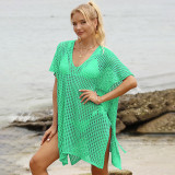 Open-weave strap woven cover-ups fashionable multi-color sexy cover-ups fashionable beach vacation cover-ups