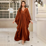 Big size beach woven glamorous cover-ups multi-color long robe-style cover-ups seaside vacation long cover-ups