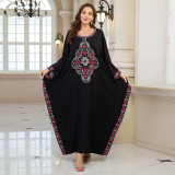 Fashionable loose-fitting beach cover-ups multi-color printed beach cover-ups vacation robe-style dress cover-ups