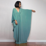 Large size printed beach cover-ups mid-layer woven vacation cover-ups multi-color seaside robe cover-ups