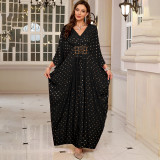 Fashionable loose-fitting beach cover-ups multi-color printed beach cover-ups vacation robe-style dress cover-ups