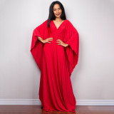 Large size printed beach cover-ups mid-layer woven vacation cover-ups multi-color seaside robe cover-ups