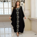 Fashionable loose-fitting beach cover-ups positioning print cover-ups long-style seaside vacation cover-ups