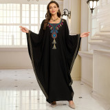 Fashionable loose beach cover-ups sun-protective printed cover-ups long beach vacation cover-ups