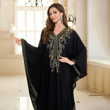 Fashionable loose beach cover-ups sun-protective printed cover-ups long beach vacation cover-ups