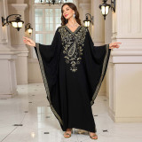 Fashionable loose beach cover-ups sun-protective printed cover-ups long beach vacation cover-ups