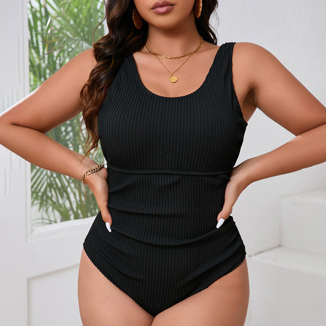 Summer plus-size bikini swimsuits sexy tie-dye printed swimsuits fashionable beach one-piece form-fitting swimsuits