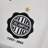 2002 Club Olimpia White Retro Soccer Jersey