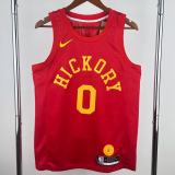 2018-2019 Indiana Pacers HALIBURTON #0 Red Retro Top Quality Hot Pressing NBA Jersey