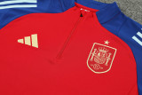 24-25 Spain High Quality Half Pull Tracksuit