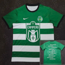 23-24 Sporting Lisbon Champion Soccer Jersey