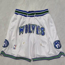 2024 Minnesota Timberwolves Embroidery Top Quality NBA Pants