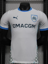 24-25 Marseille Home Player Version Soccer Jersey