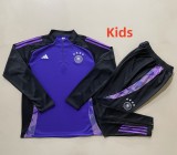 24-25 Germany High Quality Kids Half Pull Tracksuit