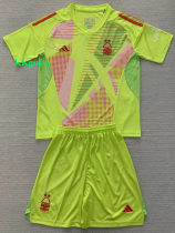 24-25 Nottingham Fluorescent Yellow GoalKeeper Kids Soccer Jersey