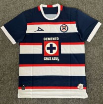 24-25 Cruz Azul Blue White Goalkeeper Fans Soccer Jersey