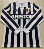 1984-1985 JUV Home Retro Long Sleeve Soccer Jersey