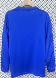 24-25 Man Utd Blue Joint Edition Long Sleeve Soccer Jersey