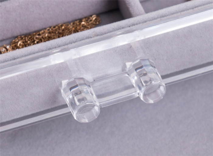 3 layers drawer type storage box with lid for earrings pendants bracelet, necklaces jewelry