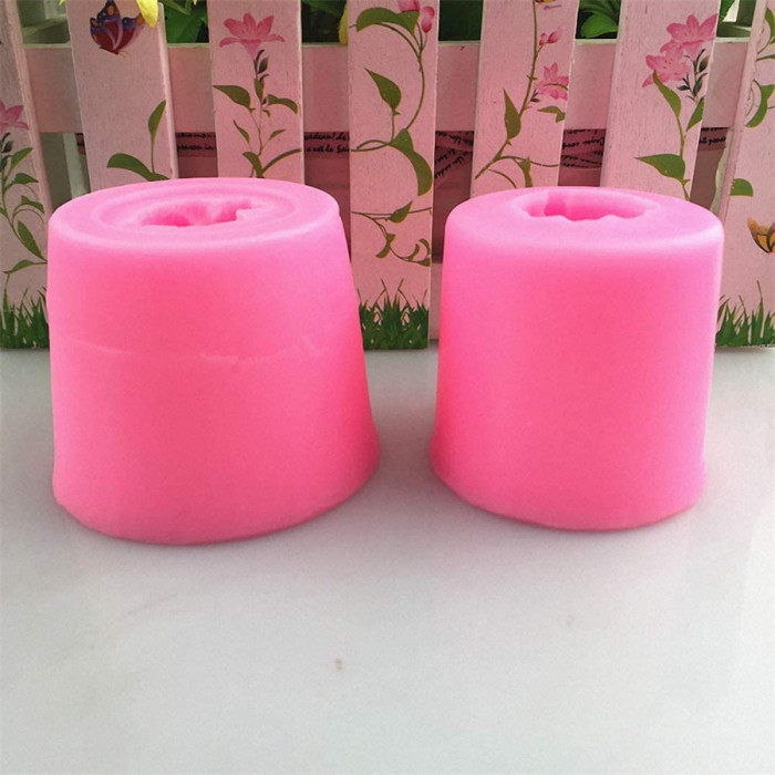 2 Pack Small 3D Puppy Dog Silicone Candle Molds, Cute Pomeranian & Poodle Chocolate Candy Fondant Mold