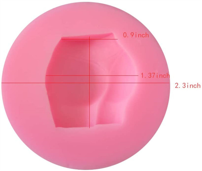 Lady butt Shape Chocolate Fondant Cake Decoration Baking Silicone Mould